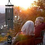 Sympathy Dragonfly Wind Chimes, Produced in USA, 26inch Personalized Wind Chimes for Loss of Loved One, Commemorative Sympathy Gifts for Funeral, in Memory of Dad/Mom/Husband/Wife - Image 2
