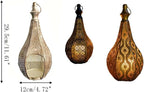 Candlestick Candle Barrels Moroccan Style Retro Lanterns Projection Lights Hollowed-Out Decorations Home Ramadan Hanging Outdoor Indoor Courtyard Porch Festival Weddings - Image 2