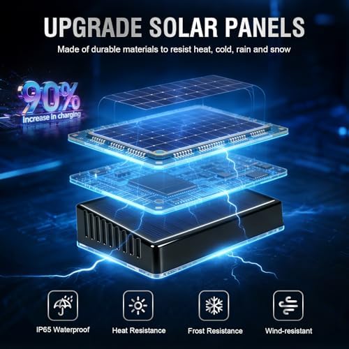 Solar Fence Lights, 4Packs Magnetism RGB Color Changing IP65 Waterproof, Deck for Fence Patio Step Wall - Image 3
