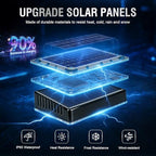 Solar Fence Lights, 4Packs Magnetism RGB Color Changing IP65 Waterproof, Deck for Fence Patio Step Wall - Image 3