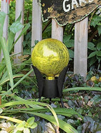 Achla Designs G6-Y-C, Lemon Drop 6-Inch Crackle Gazing Globe Ball, 6 - Image 4