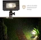 Amped Landscape Lighting 12V Flood Wall Wash Light with G4 Socket in Bronze Powder Coated Aluminum - Image 4