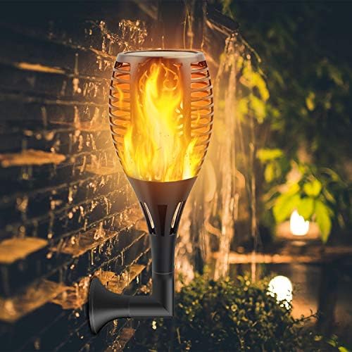 8Pack Flickering Solar Lights Outdoor Dancing Flame 3 Installation - Image 6