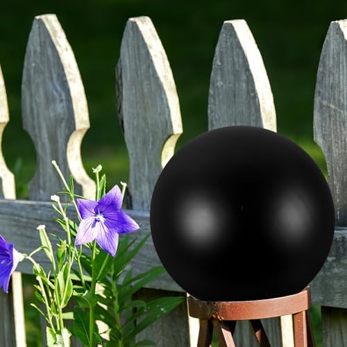 Gatuida Xmas Outdoor Gazing Globe Stainless Steel Mirror Ball Garden Decor - Image 5