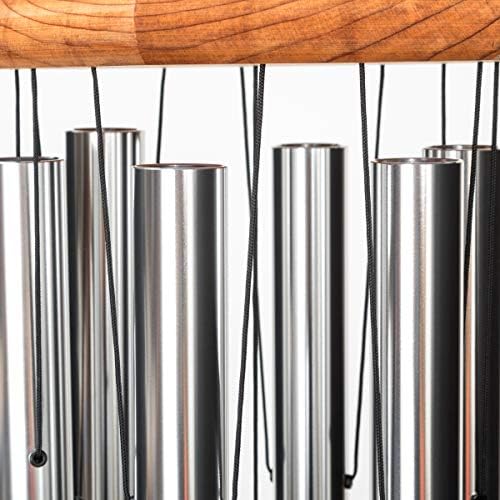In Loving Memory 18-inch Windchime, Silver w/What we Have Once Enjoyed… - Image 2