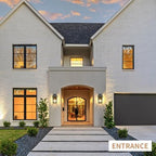 Darkaway 2pcs Outdoor Wall Lights, 14inch Large Exterior Lighting Fixtures - Image 2