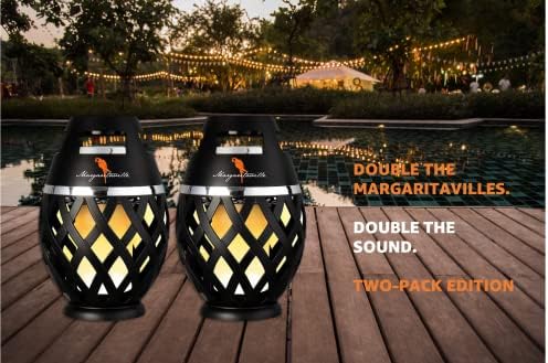Margaritaville Tiki Torch - Waterproof Bluetooth Speaker, Portable Party Speaker with Flickering LED Lights, Perfect for Travel, Parties, Yards, and Pools (2 Pack) - Image 6
