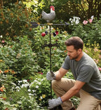 Regal Art & Gift Metal Weathervane Garden Stake, Handcrafted Outdoor Decor - Image 2