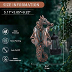 Solar Dragon Tree Decor Outdoor, Hanging Dragon Statue with Lantern - Image 2