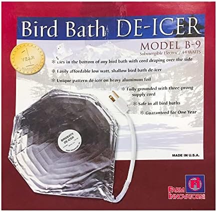 Farm Innovators B-9 Economical Birdbath De-Icer, 44W - Image 2