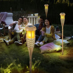 Solar Outdoor Lights, Solar Torch Lights Outdoor Flickering Flame, Outdoor Decorations for Patio Path Yard - 6 Pack - Image 6