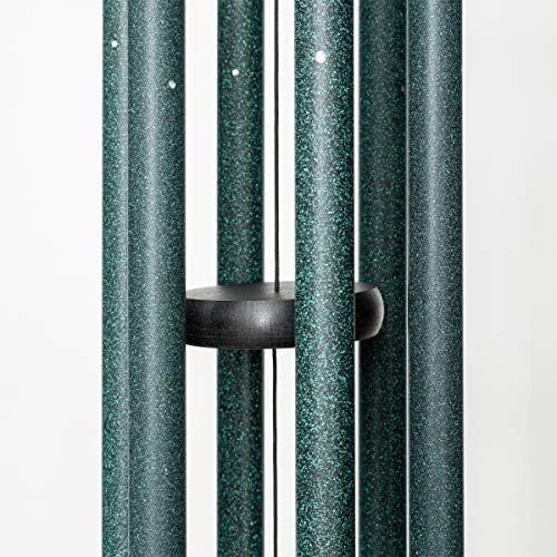 Corinthian Bells 30 Inch Green Wind Chimes for Outside, Outdoor Garden Wind Chime with Relaxing Sound, Made in USA - Image 4
