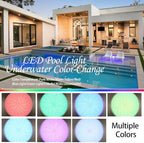 LED Pool Light Inground Pool, 12v RGB Color Changing Pond Lights - Image 5