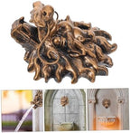 Yardwe Dragon Head Wall Fountain Outdoor Garden Decor Solar Water Fountain Resin Material Easy Install - Image 6