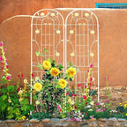 Garden Trellis for Climbing Plants Outdoor, 2-Pack 86" Metal Rustproof - Image 2