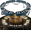 12W LED Ring Tree Light, Outdoor Waterproof Landscape Spotlight, Die-Cast Aluminum Tree Hug Uplights, for Garden Pathway Accent, Circular Wrap Around Lamp(Red) by GUODDM