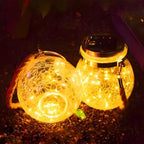 5 Pcs Solar Powered String Lights, 30 Led Fairy Lights For Mason Jars, Waterproof Hanging Lights, Stainless Steel Solar Mason Jar Lid Lights, Garden Decor For Patio, Christmas - Image 2