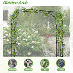 Thickened Metal Garden Arch-92.5L*105H,Trellis for Climbing Plants Outdoor - Image 6