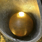53'' Outdoor Garden Water Fountain with Lights, Water Feature for Patio - Image 4