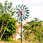 Stargarden Metal Wind Spinner,Two-Way Wind Sculptures,360 Degrees Kinetic Wind Spinners for Yard and Garden - Image 5