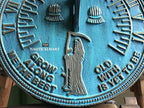 NauticalMart Brass Father Time Sundial with Verdigris Highlights Home Decorative Timeless Garden Decor Historical Ornament Gift - Image 5