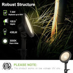 hykolity Low Voltage LED Landscape Wall Wash Light, Outdoor Spotlights - Image 2
