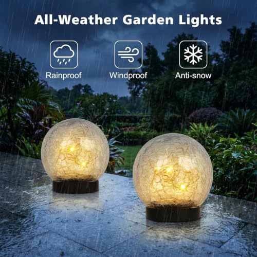 Solar Garden Lights, IP44 Waterproof (Colorful, 4-Pack) - Image 5