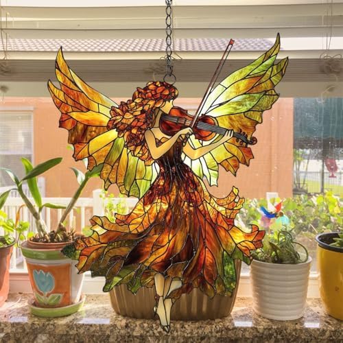 Music Angel Acrylic Suncatcher - Image 4