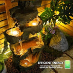 Sunlinua 40 H Large Outdoor Water Fountain with 5 Tiers - Image 2