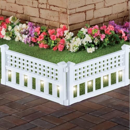 Collections Etc 3-Piece Solar Garden Border Set, Decor - Image 3