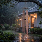 65" Extra Large Wind Chimes for Outside 6 Tubes Thick Bold Copper Aluminum - Image 6