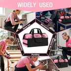 HISEA 3 Pack Heavy Duty Tool Bag, 16-Inch Waterproof Tools Organizer Tote - Image 6