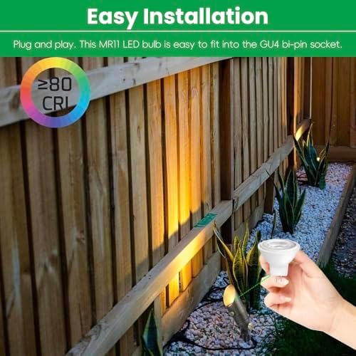 MR11 LED Bulb 12V, 3W 2700K-3000K Warm White 12-Pack - Image 6