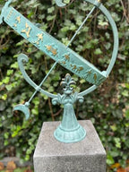 Garden Armillary Sundial Nautical Maritime Astrolabe Garden Decor - Image 6