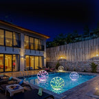LuckSky 4 Pack Inflatable Solar Floating Pool Lights, RGBW 14.5" Waterproof LED Balls with Remote, 16 Colors, 4 Modes, Timer, Dimmable, Auto On/Off – Best Pool Gift & Outdoor Decoration for Summer - Image 6