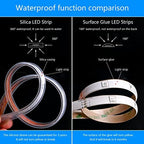 MIHEAL Solar LED Strip Lights, 50FT RGB Color Changing, IP67 Waterproof - Image 3