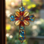 Christian Cross Acrylic Suncatcher by AVAGAN