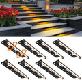 Teekuv 8 Pack 12 Inch LED Retaining Wall Lights, 6W, Soft White 2700K by Teekuv