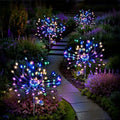Anordsem Solar Firework Lights Outdoor Garden Fairy Lights 4 Pack Colorful by Anordsem