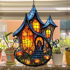 Gothic Halloween Castle Acrylic Suncatcher - Image 4