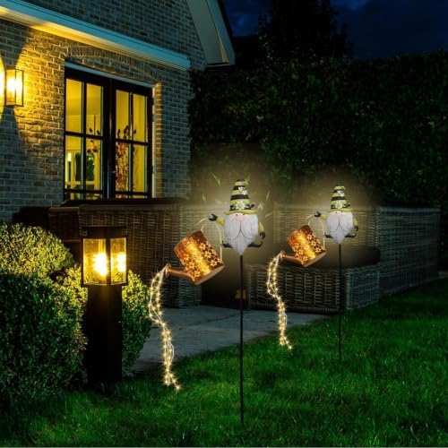 Watering Can Solar Light Christmas Lawn Decorative Lighting - Image 3