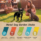 French Bulldog Statue Garden Stake - Image 2