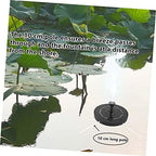 1 Set Solar Fountain Solar Pond Fountain Fish Bowl Decorations Pool Solar Pump Pond Pump Garden Fountain Pump Solar Water Fountain Pump Bird Fountain Pump Floating Pump Abs Outdoor - Image 2