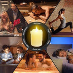 6 PCS Real Wax Rechargeable Flameless Warm White LED Candles,Remote - Image 2