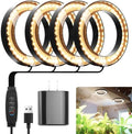 6.3" Ceiling Indoor Grow Lights for Plants Full Spectrum 4-Pack in 1 by Mosthink