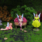 28Pcs Solar Fairy Garden House Resin Kit - Image 6