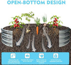 TBMLC 60" Round Galvanized Steel Fire Ring Pit/Raised Garden Bed Kit - Image 2