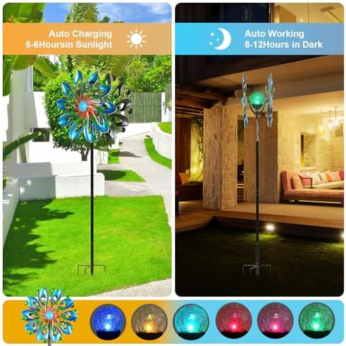 MLKNK Wind Spinners for Yard and Garden - Wind Sculptures & Spinners - Image 2
