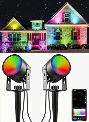 Ligency RGBW Low Voltage Smart Landscape Lighting, Landscape Spot Lights by Ligency