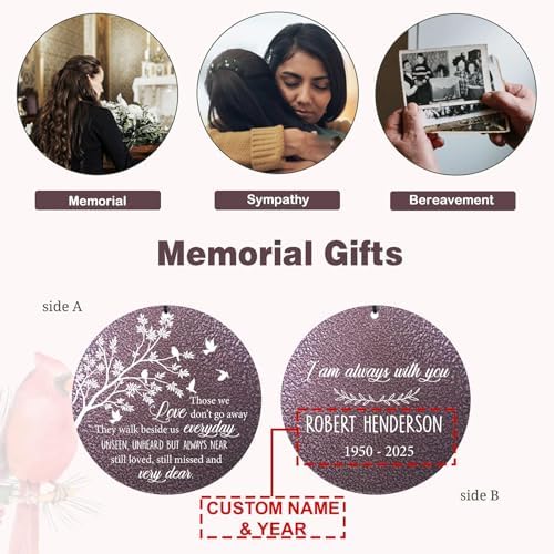 Personalized Tree Memorial Wind Chimes, in Loving Memory of Loved One - Image 5